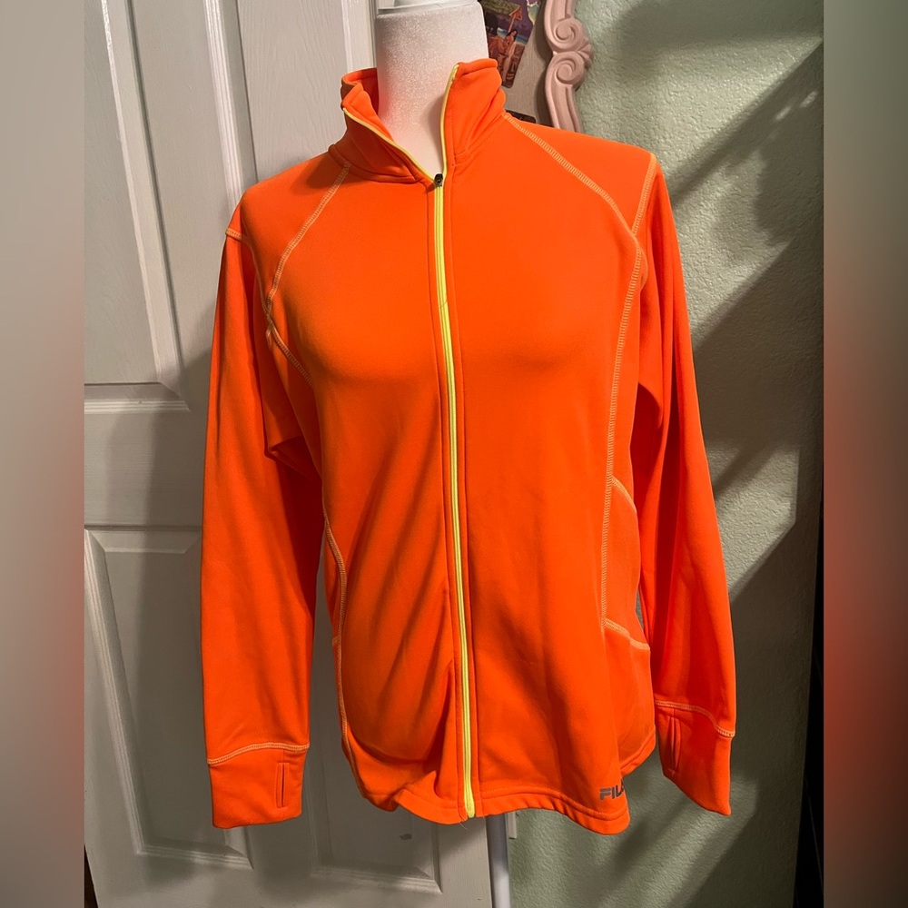 Fila Women's Bright Orange Performance Jacket